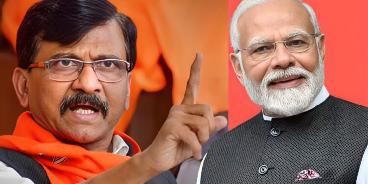 56 इंचाची छाती घेऊन अमेरिकेला गेले, मात्र त्या छातीमध्ये ट्रम्प यांनी टाचणी टोचली -संजय राऊत