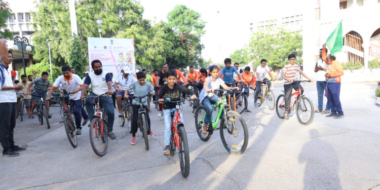 जागतिक पर्यावरण आणि सायकल दिनानिमित साइकल रॅलीचे आयोजन…