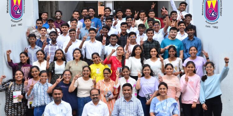 वालचंदच्या ७७ विद्यार्थ्यांचे CET-PCM गटात घवघवीत यश