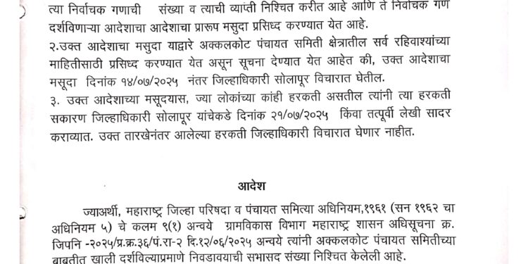 पहा अक्कलकोट पंचायत समितीची प्रारूप प्रभाग रचना –