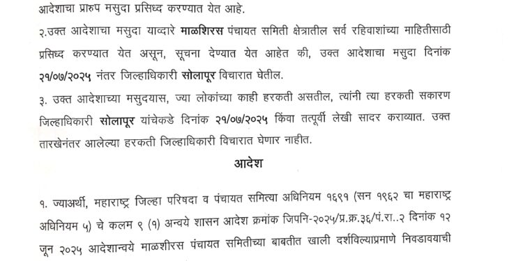 पहा माळशिरस समितीची प्रारूप प्रभाग रचना –