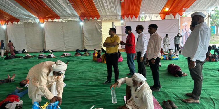 मुख्यमंत्री वारकरी सुविधा केंद्रात सात लाख पेक्षा अधिक वारकरी विश्रांतीला..!