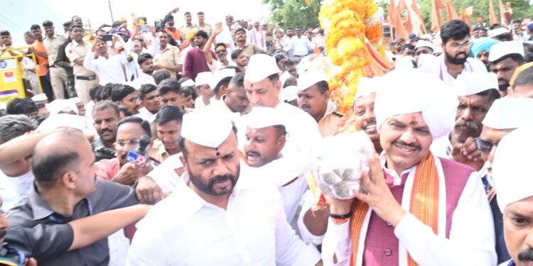 मुख्यमंत्री देवेंद्र फडणवीस यांच्याकडून श्री संत ज्ञानेश्वर महाराज पालखीचे दर्शन