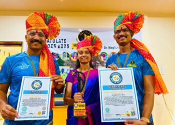सोलापूरच्या डॉ.वाघचवरे भावंडाचे मॅरेथॉन रनिंग मध्ये वर्ल्ड रेकॉर्ड