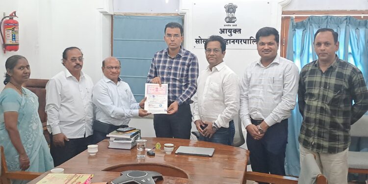 सोलापूर महानगरपालिका व एम. आय. टी. (M.I.T.) कॉलेज यांच्यात आर्टिफिशियल इंटेलिजन्स (AI) विषयक सामंजस्य करार