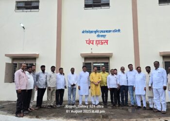 कृषी उत्पन्न बाजार समिती तब्बल 25 वर्षांनी विद्युत पंप हाऊस सुरू…