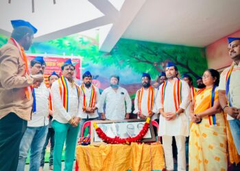साहित्यरत्न लोकशाहीर अण्णाभाऊ साठे जयंतीनिमित्त आयुष्यमान कार्ड शिबिर…..