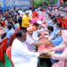 राष्ट्रवादीचे आनंद चंदनशिवे यांच्या पुढाकारातून हजारो विद्यार्थ्यांचा सामुदायिक रक्षाबंधन महासोहळा संपन्न…