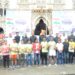 महापालिका आयुक्त डॉ. सचिन ओम्बासे यांच्या हस्ते ७८ किमी धाव पूर्ण करणाऱ्या सर्व धावपटूंचा सत्कार..