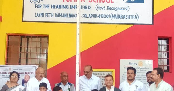 रोटरी नॉर्थ राधाकिशन फोमरा मूकबधिर विद्यालयात ७९ वा स्वातंत्र्य दिन उत्साहात साजरा