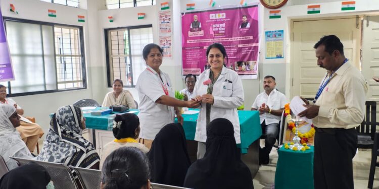 पू.रा. अहिल्यादेवी होळकर प्रसूतिगृहात “स्वस्थ नारी सशक्त परिवार” अभियानाची सुरुवात
