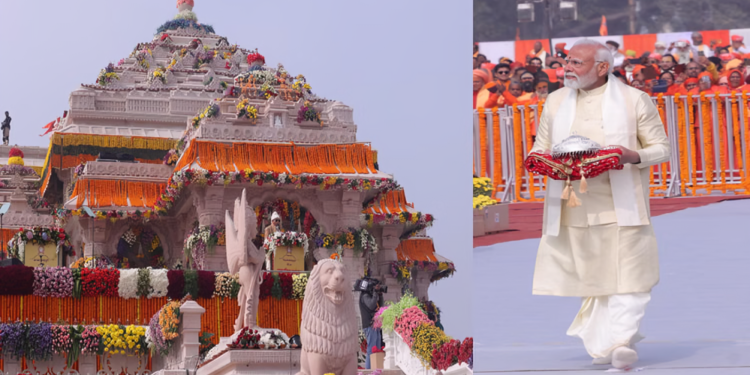 अयोध्येतील राम मंदिरावर पंतप्रधान नरेंद्र मोदी फडकवणार धर्मध्वाज