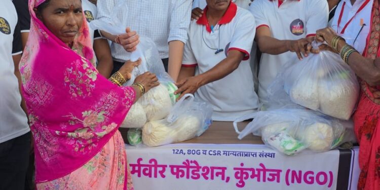 जिल्हाधिकारी कुमार आशीर्वाद व मुख्य कार्यकारी अधिकारी यांच्या प्रयत्नातून अक्षय पात्रा फाउंडेशन देणार दररोज 4500 लोकांना दोन वेळचे जेवण