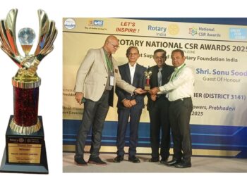 बालाजी अमाईन्स लिमिटेडला ‘रोटरी इंडिया नॅशनल CSR अवॉर्ड ’ – आरोग्य क्षेत्रातील उत्कृष्ट कार्याबद्दल गौरव