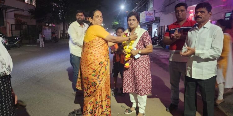 एकता नगर सोसायटीच्या चेअरमन पदी मनीषा गायकवाड.. सचिवपदी संगीता बिसले