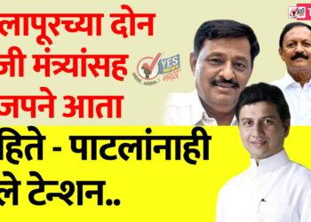सोलापूरच्या दोन माजी मंत्र्यांसह भाजपने आता मोहिते – पाटलांनाही दिले टेन्शन..