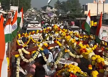 शहीद जवान पांढरे यांच्यावर शासकीय इतमामात अंत्यसंस्कार..