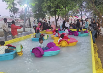 सोलापुरातील एडवेंचर पार्कला सोलापूरकरांचा उस्फुर्त प्रतिसाद