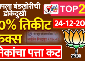 भाजपला आता बंडखोरीची डोकेदुखी,90% तिकीट फिक्स,अनेकांचा पत्ता कट..!