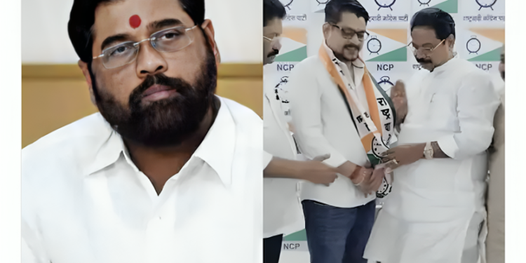एकनाथ शिंदेंचे सख्खे भाचे आशिष मानेंचा अजित पवारांच्या राष्ट्रवादीत प्रवेश
