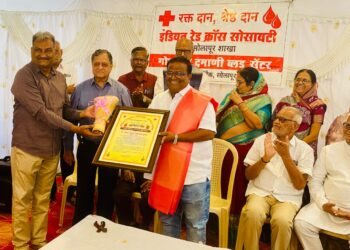 रोशन भुतडा यांचं शतकीय रक्तदान.. शतकवीर दाता