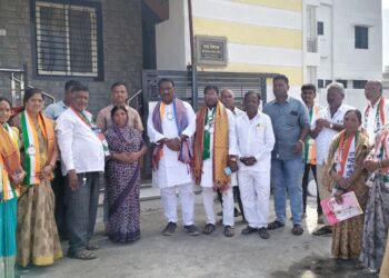 राष्ट्रवादी काँग्रेसच्या प्रभाग 5 मध्ये होम टू होम प्रचाराला नागरिकांचा उत्स्फूर्त प्रतिसाद