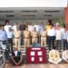 सोलापुरात अवैध शस्त्रसाठ्यावर गुन्हे शाखेचा धडक कारवाईचा बडगा; तीन आरोपी अटकेत; दोन देशी बनावटीची पिस्तुले, ८ काडतुसे व दुचाकी जप्त