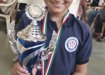 बुध्दीबळ विश्व – पी आर चेस वर्ल्ड च्या पृथा नीलकंठ ठोंबरे ला जागतिक बुद्धिबळ संघटने कडून आंतरराष्ट्रीय गुणांकन प्राप्त.