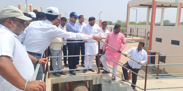 देसाईनगर येथे 20 एमएलडी क्षमतेच्या मलनिसारण केंद्राची उभारणी अंतिम टप्प्यात;महापौर विनायक कोंड्याल यांच्या कडून पाहणी…