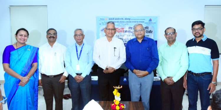 भव्य नेत्र तपासणी व मोतीबिंदू शस्त्रक्रिया शिबिराचे आयोजन