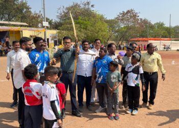 सोलापुरात राज्यस्तरीय धनुर्विद्या स्पर्धेचे थाटात उद्घाटन      