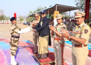 २४२ महिला सुरक्षा रक्षकांचा दिक्षांत संचलन सोहळा उत्साहात