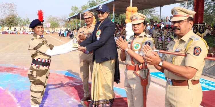 २४२ महिला सुरक्षा रक्षकांचा दिक्षांत संचलन सोहळा उत्साहात
