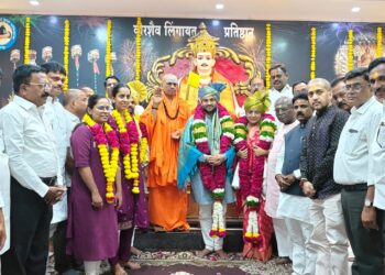 महापौर कोंड्याल यांचा भव्य सत्कार; कन्नड भवनासाठी २५ लाख निधी जाहीर!