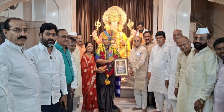 कसबा गणपती मंडळ समाजसेवेचे आदर्श उदाहरण – डॉ. खा. ज्योती वाघमारे