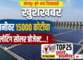 TOP 25 । सोलापूर- पुणे- नगर जिल्ह्यासाठी खुशखबर, उजनीवर 15000 कोटीचा फ्लोटिंग सोलर प्रोजेक्ट…!