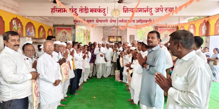 संत महोत्सव भाग्याने प्राप्त होतो – ज्ञानेश्वर माऊली कदम महाराज