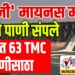 TOP 25 । ‘उजनी’ मायनस मध्ये.. निम्मे पाणी संपले, धरणात 63 TMC पाणीसाठा…