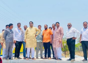 अर्बन स्ट्रीट पार्कच्या सुशोभीकरण आणि सुरक्षेबाबत आ.देवेंद्र कोठे यांच्या प्रशासनाला सूचना
