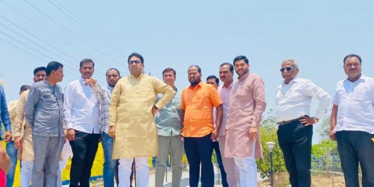 अर्बन स्ट्रीट पार्कच्या सुशोभीकरण आणि सुरक्षेबाबत आ.देवेंद्र कोठे यांच्या प्रशासनाला सूचना