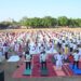 आंतरराष्ट्रीय १२ वा योग दिन उत्साहात साजरा; निरोगी वृद्धत्वासाठी योग आवश्यक