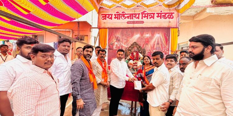 जय भोलेनाथ मित्र मंडळातर्फे रक्तदान शिबीर