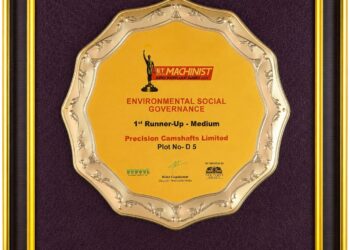 सलग तिसऱ्या वर्षी प्रिसिजनला ‘ET NOW Machinist Super Shopfloor Award’ चा राष्ट्रीय सन्मान