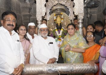 उपमुख्यमंत्री सुनेत्राताई पवार यांनी घेतले श्री विठ्ठल रुक्मिणी मातेचे दर्शन