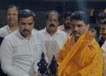 सार्वजनिक आरोग्यमंत्री प्रकाश आबिटकर यांनी घेतले श्री विठ्ठल-रुक्मिणीचे दर्शन