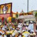 माउलीच्या पालखीचे नेत्रदीपक रिंगण आणि बंधुभेट