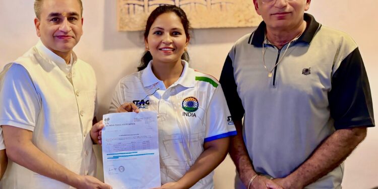 भारताच्या लॉन टेनिस संघाच्या कर्णधार पदी संध्याराणी बंडगर यांची निवड