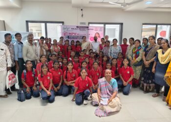 बालाजी अमाईन्स, एन. एम. वाडिया हॉस्पिटल व उद्योगवर्धिनीच्या संयुक्त विद्यमाने एचपीव्ही लसीकरण व जनजागृती कार्यक्रम