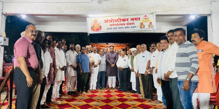 अंत्रोळीकर नगरातील ६१ लाखांच्या विकासकामांचे आ.देवेंद्र कोठे यांच्या हस्ते भूमिपूजन