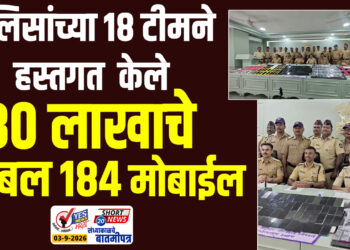 SHORT NEWS 20 | पोलिसांच्या 18 टीमने हस्तगत केले 30 लाखाचे तब्बल 184 मोबाईल